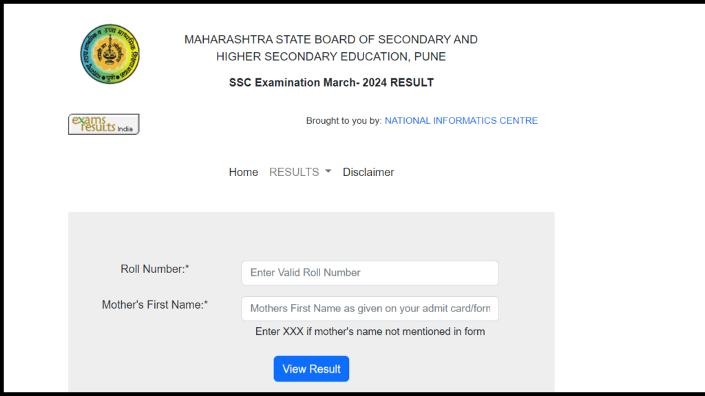 Maharashtra SSC Result 2024