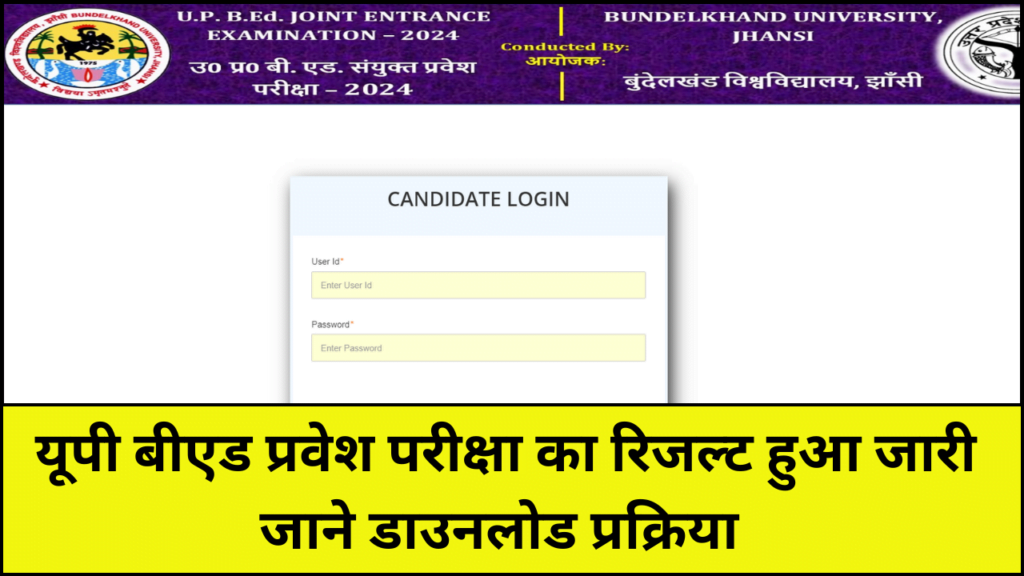 UP B.Ed Result 2024