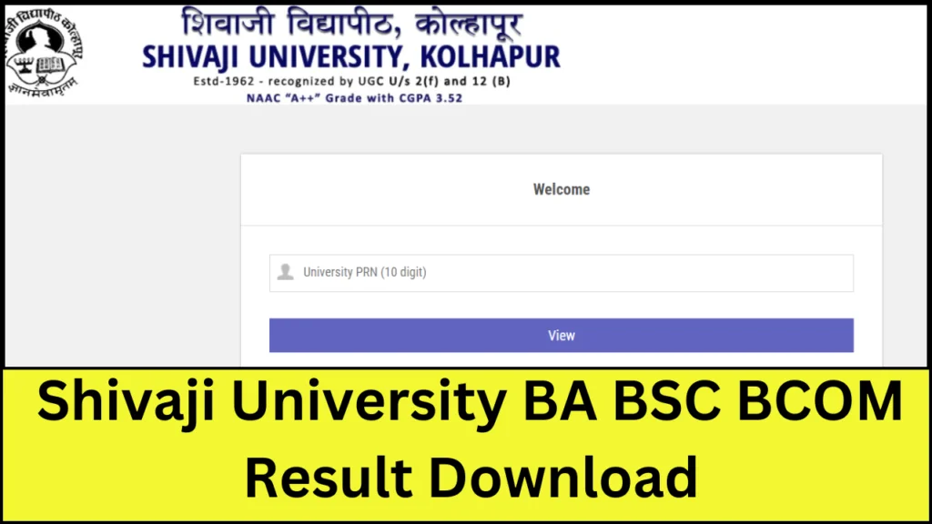 Shivaji University Result